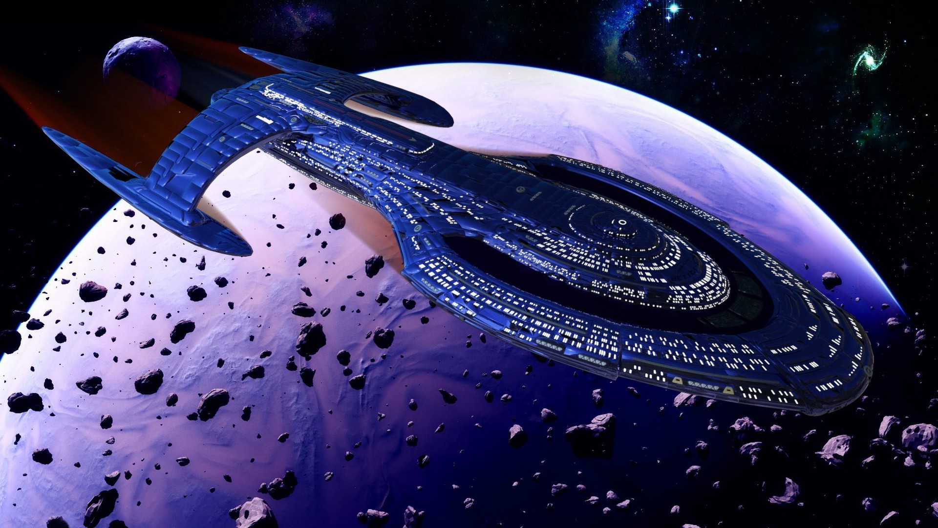 Astronave Star Trek nello spazio, 1920x1080 1080p, PC Desktop