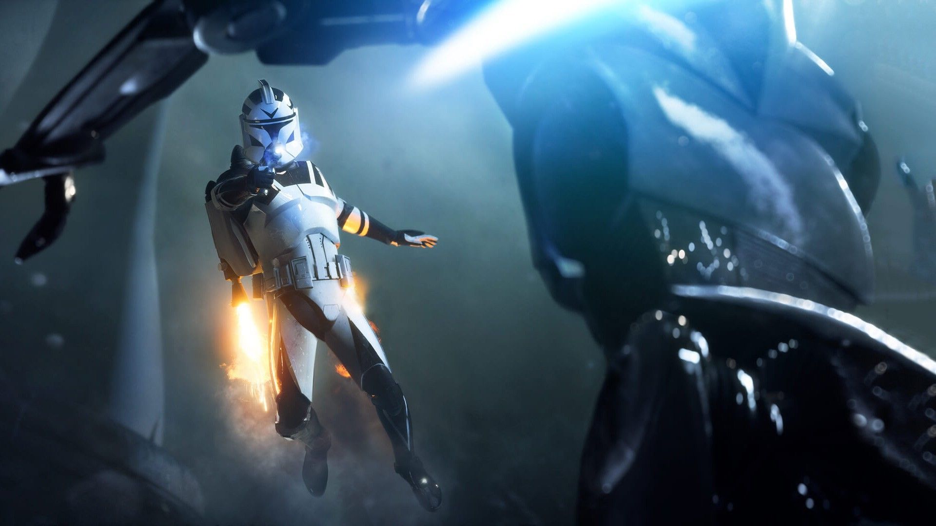 Clone Trooper jetpack Star Wars, 1920x1080 1080p, Laptop