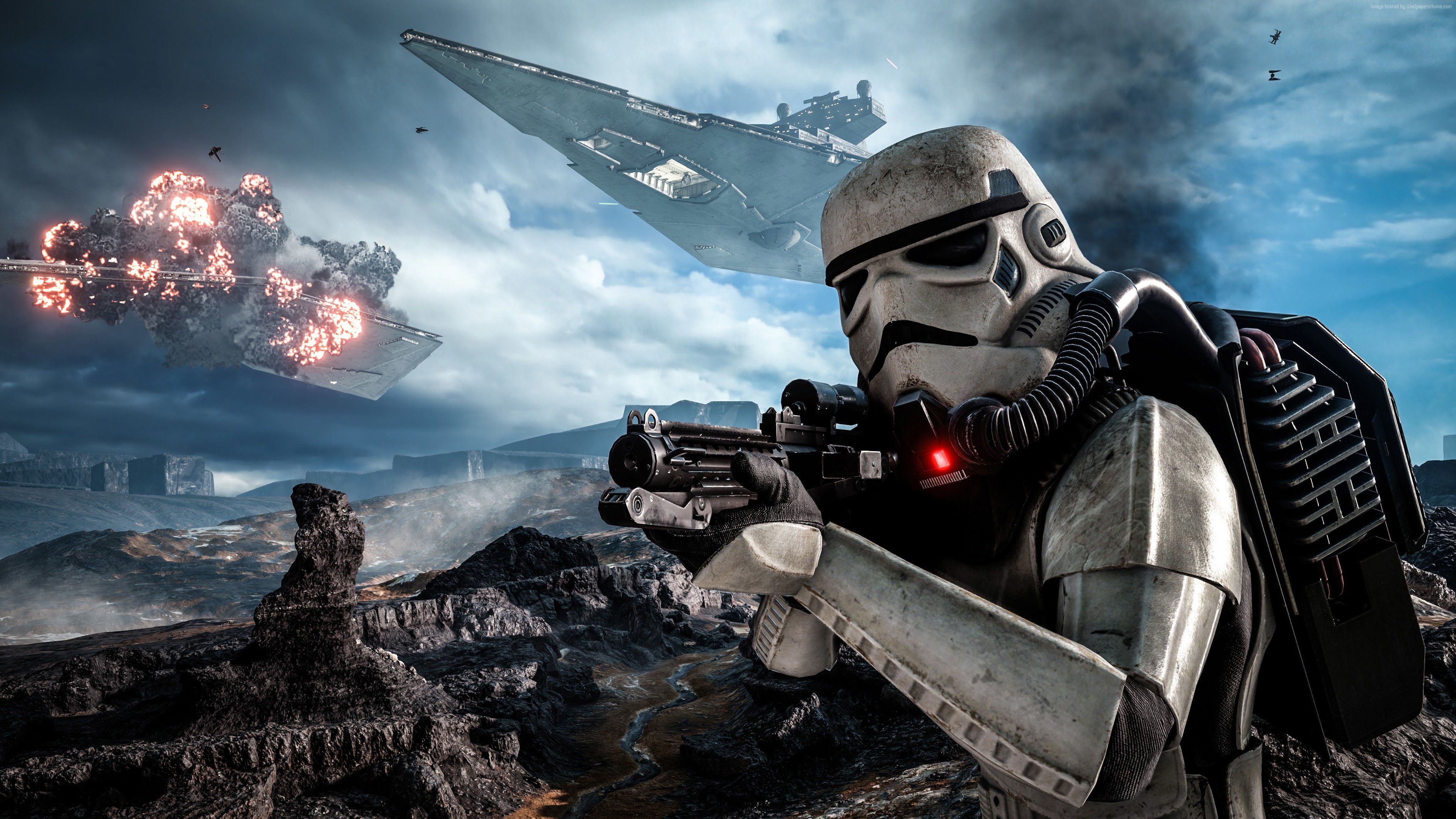 Soldato Clone Star Wars battaglia, 3840x2160 4K Ultra HD, Monitor 4K