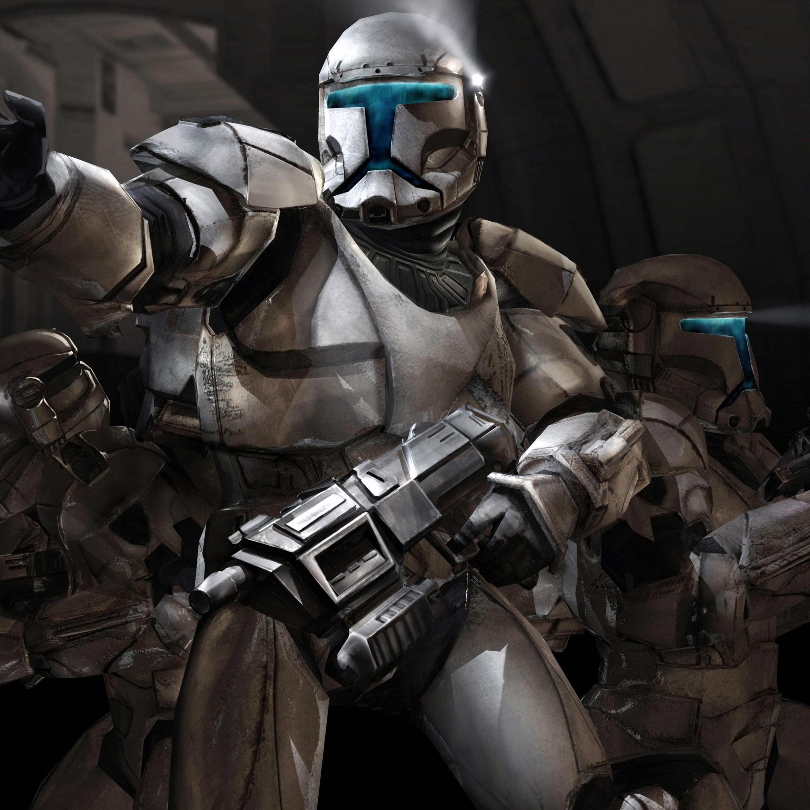 Clone Trooper Star Wars armato, 2732x2732 2K, Desktop
