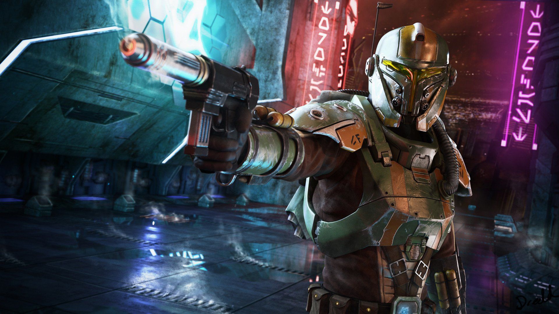 Clone Trooper Star Wars armatura, 1920x1080 Full HD, PC