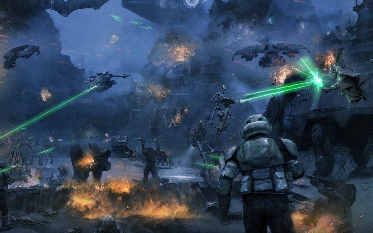 Cloni Star Wars battaglia, 1280x800 720p, Acer Nitro