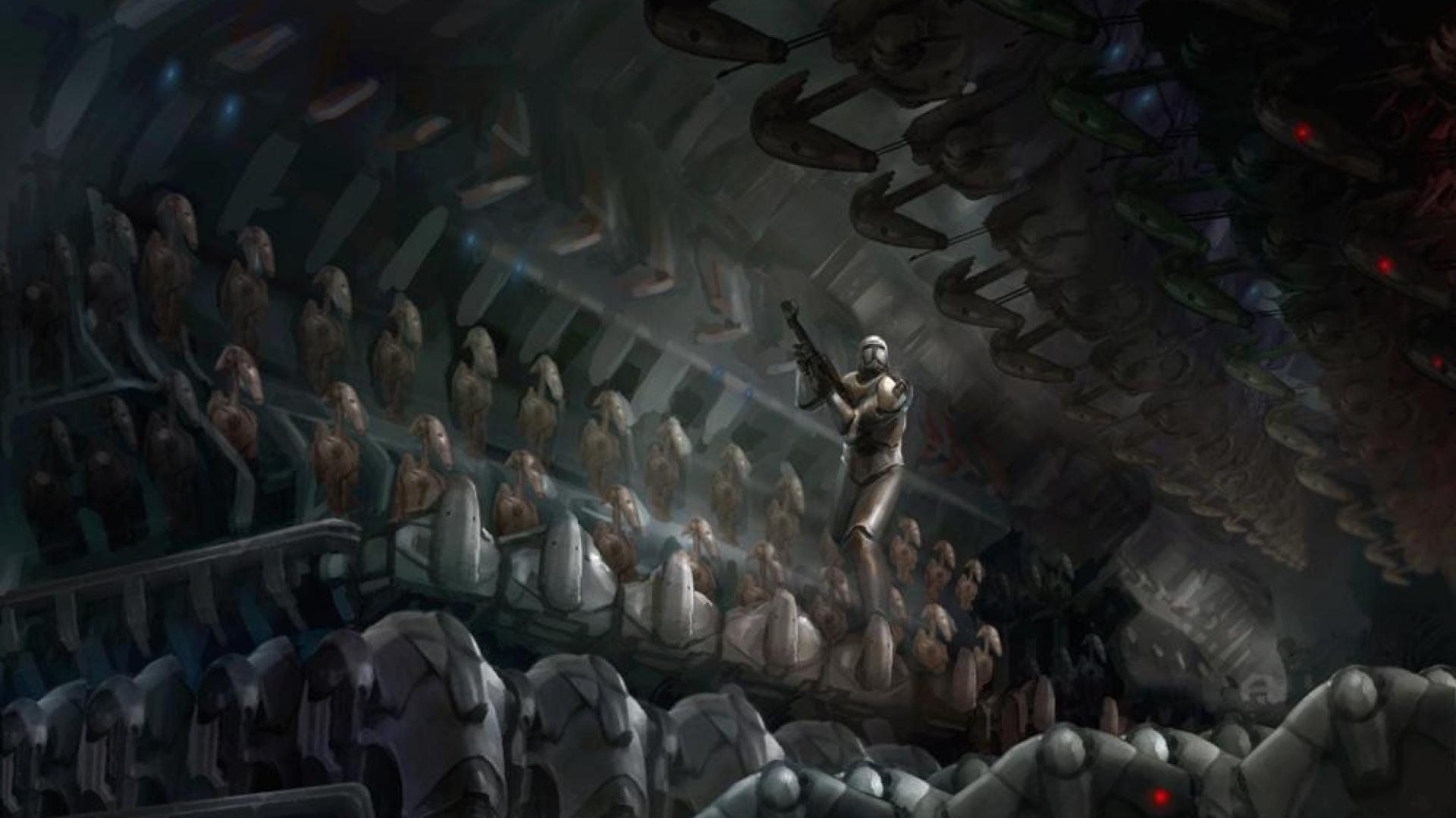 Soldato clone Star Wars folla, 1920x1080 Full HD 1080p, Desktop
