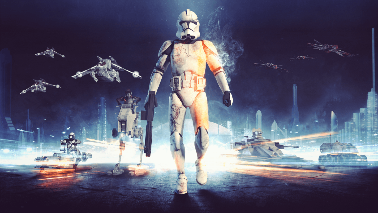 Clone Trooper Star Wars Battlefront, 1600x900 HD, Laptop