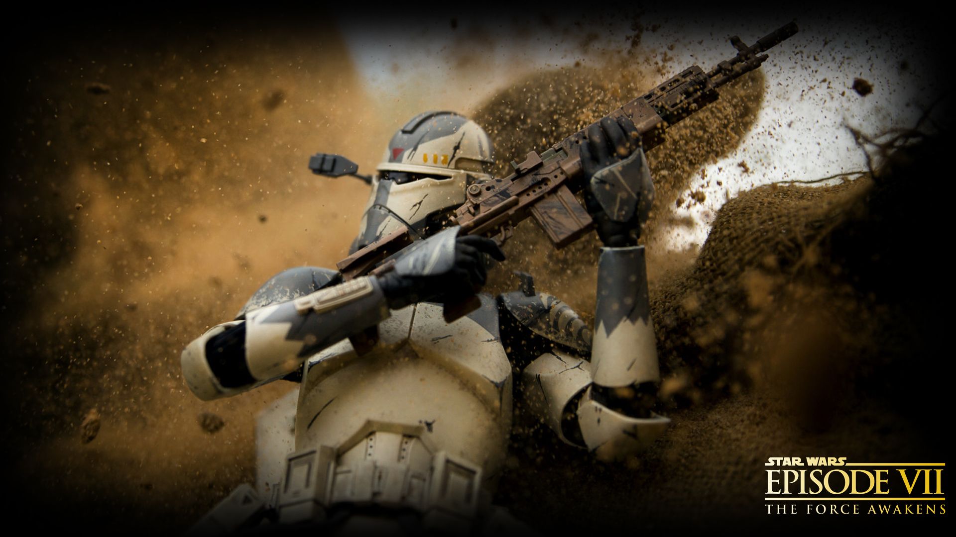 Clone trooper con fucile, 1920x1080 1080p, PC