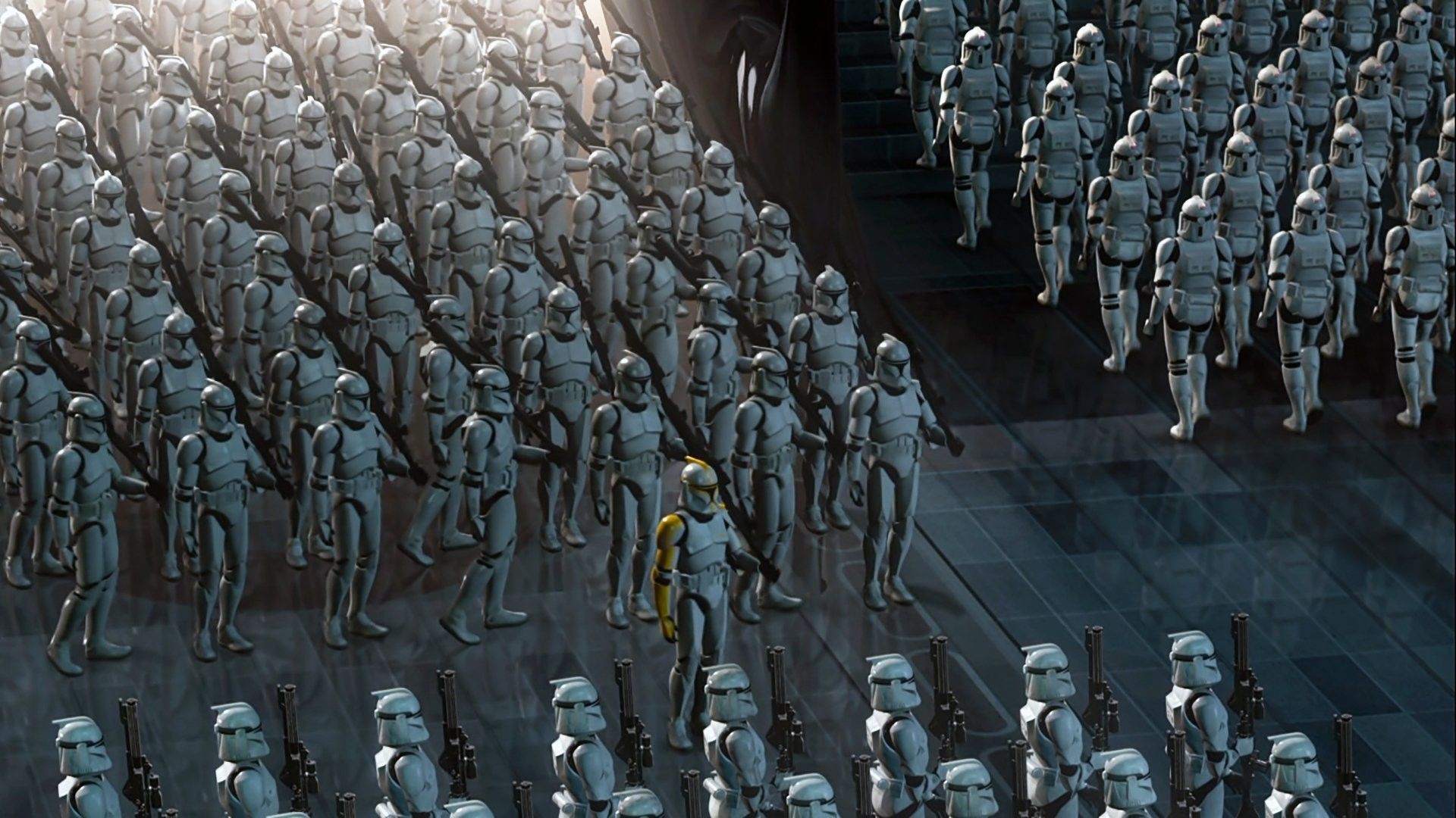 Cloni Star Wars in formazione, 1920x1080 Full HD, PC Desktop