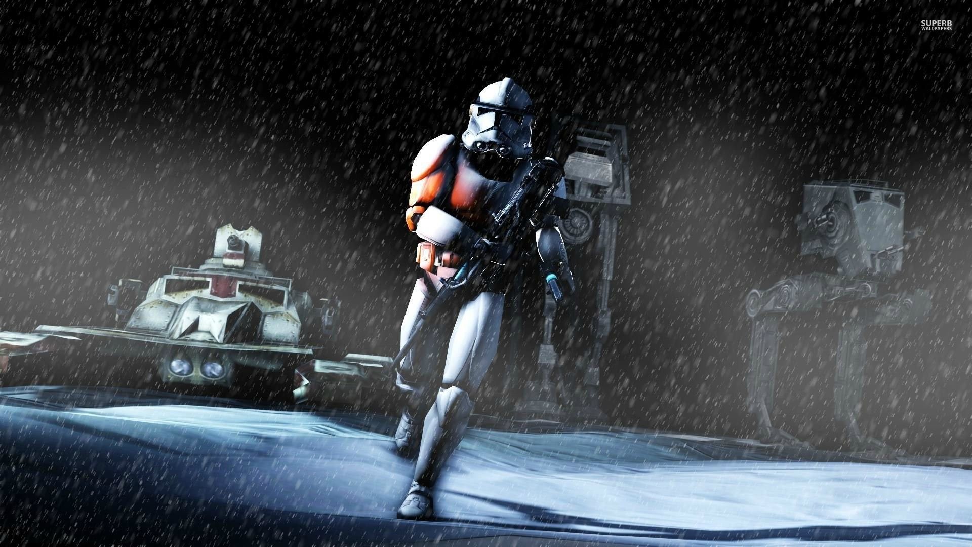 Clone trooper Star Wars nella neve, 1920x1080 1080p, Desktop