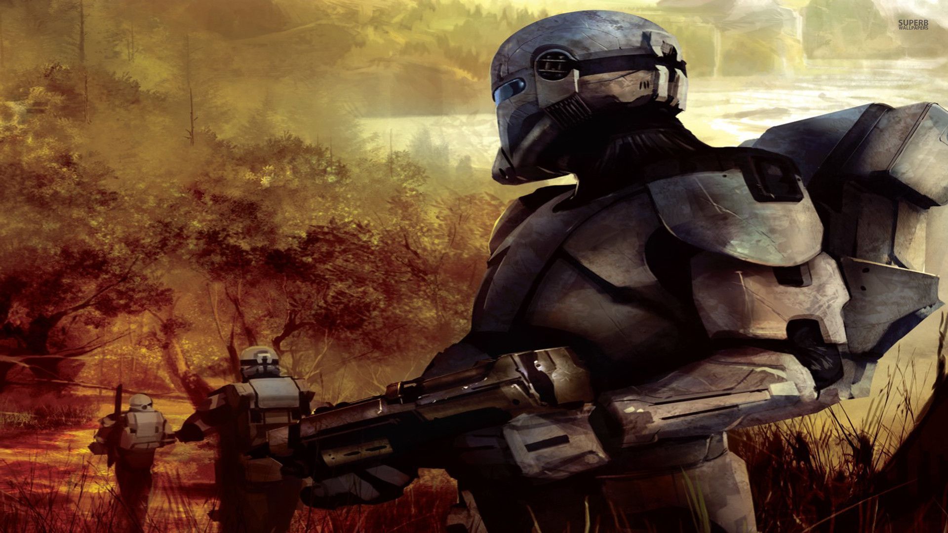 Cloni Republic Commando battaglia, 1366x768 720p, PC