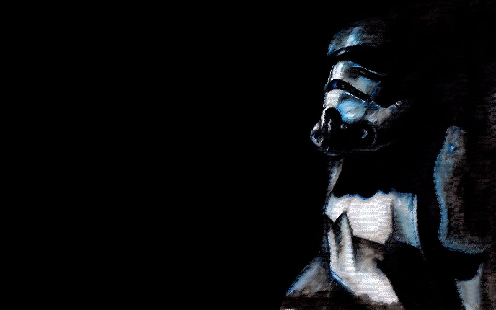 Stormtrooper Star Wars dipinto, 1680x1050 HD Ready, PC