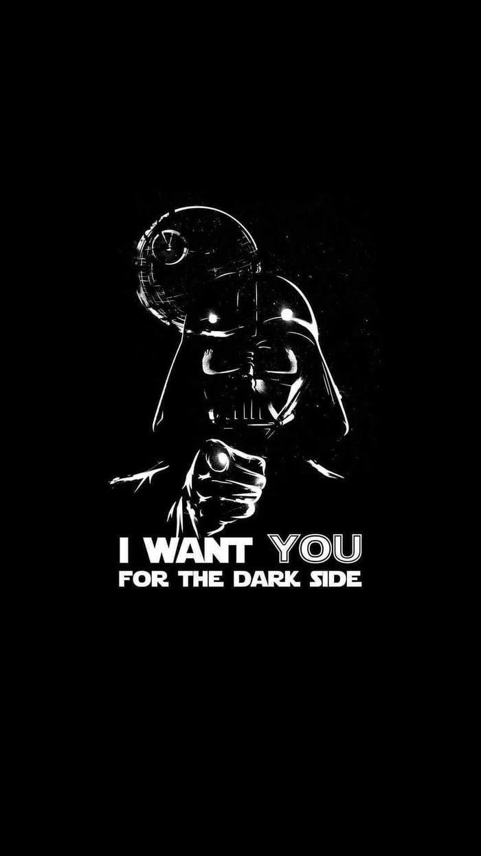 Darth Vader Death Star bianco nero, 700x1244 Verticale, Telefono
