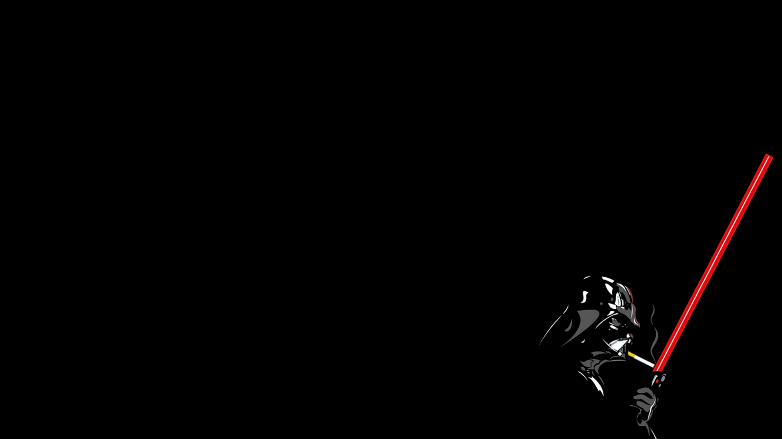 Darth Vader spada laser rossa, 1600x900 900p, Desktop