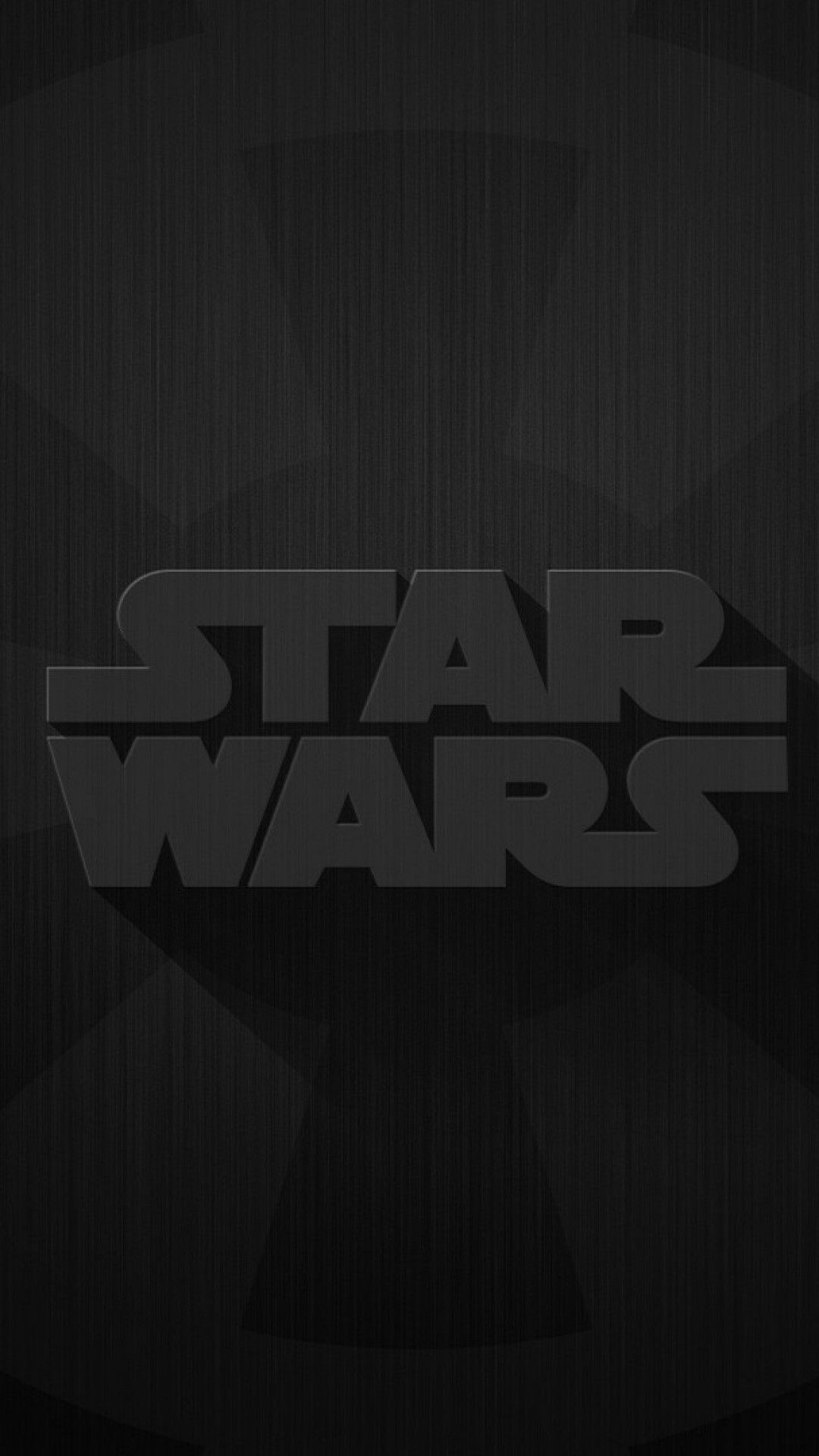 Logo Star Wars nero, 1080x1920 Full HD Verticale, iPhone