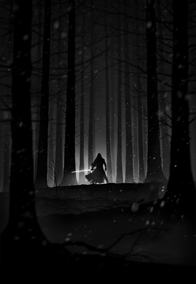 Cavaliere Jedi nella foresta, 800x1162 Verticale, Xiaomi