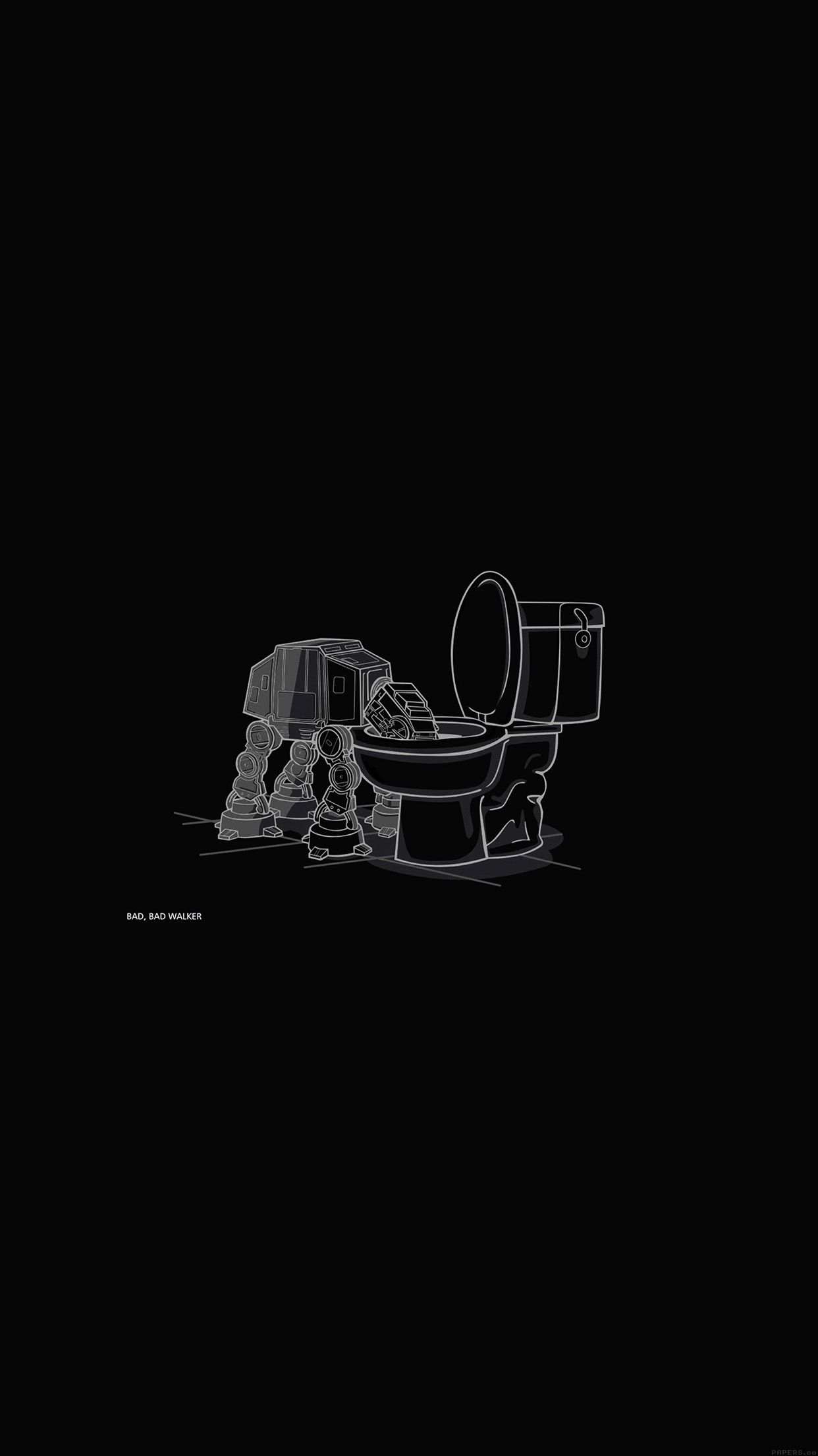 R2-D2 disegno stilizzato water, 1242x2208 Full HD Verticale, iPhone