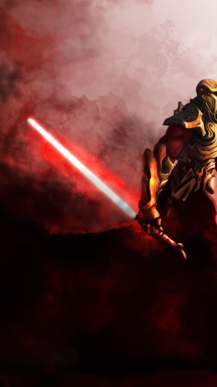 Robot stile Star Wars su water, 1242x2208 Verticale, Telefono