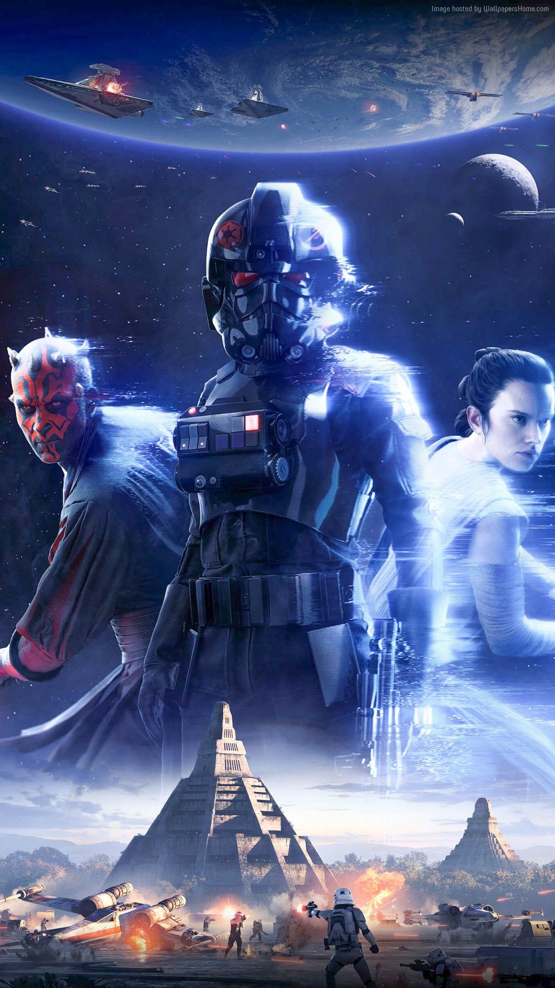 Star Wars Battlefront personaggi spaziali, 1080x1920 Verticale, Mobile