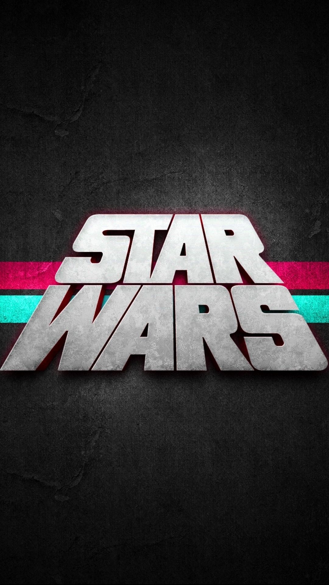 Logo Star Wars su nero, 1080x1920 Verticale, Telefono
