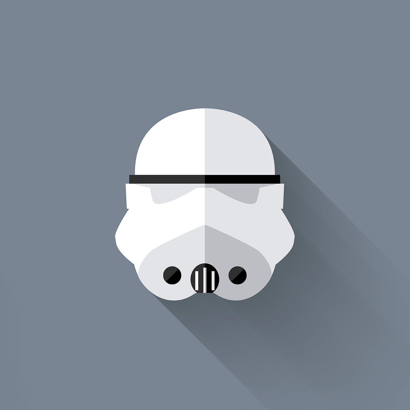 Icona casco Stormtrooper, 1400x1400 HD, Desktop