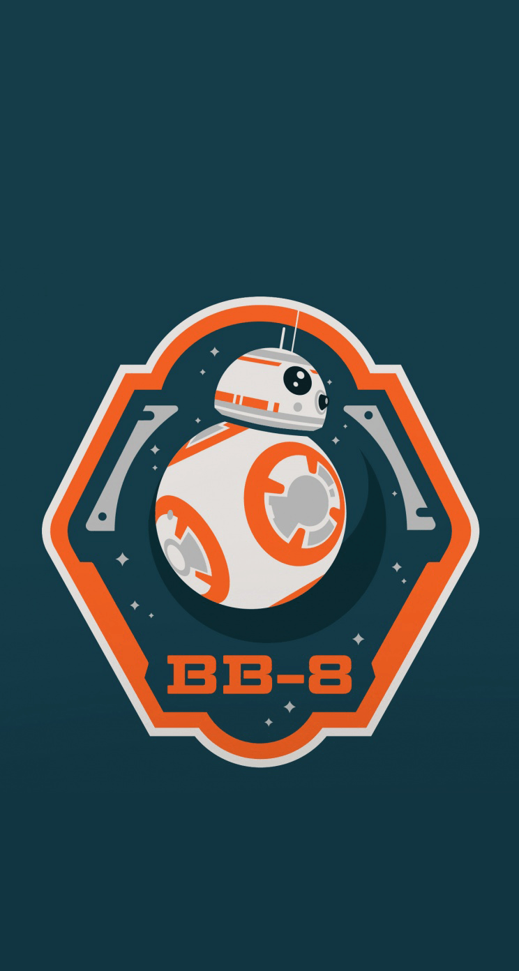 BB-8 icona Star Wars, Jedi, 744x1392 Full HD Verticale, iPhone Pro