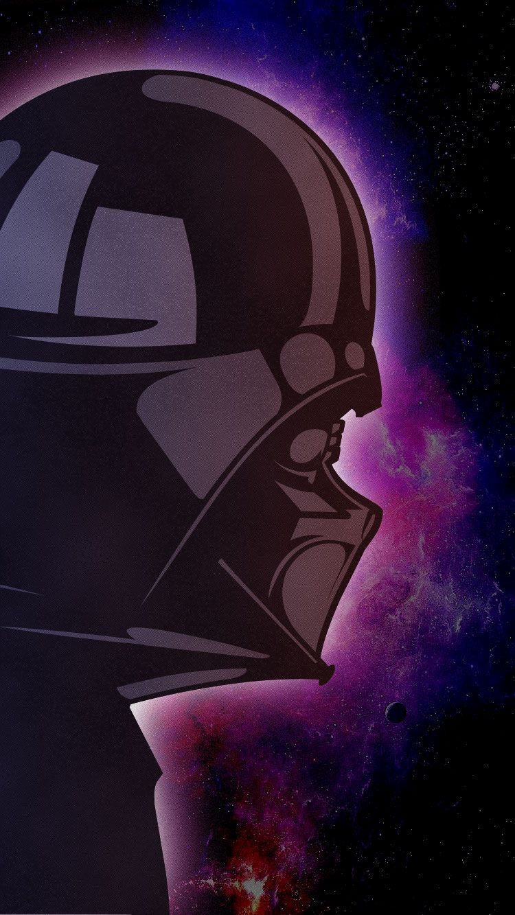 Darth Vader profilo nebulosa, 750x1333 Full HD Verticale, iPhone Plus