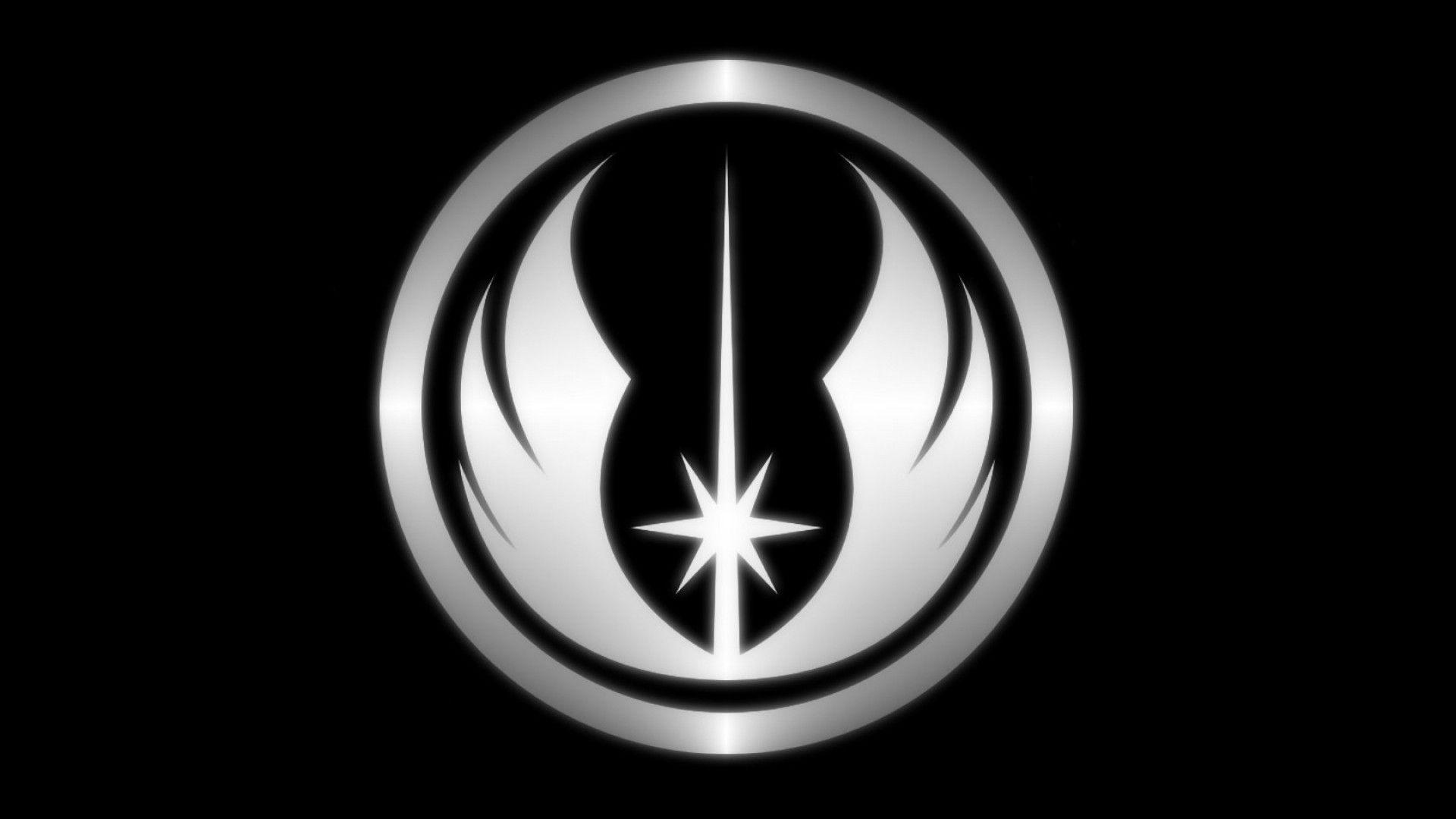 Logo Ordine Jedi argento, 1920x1080 Full HD, Desktop