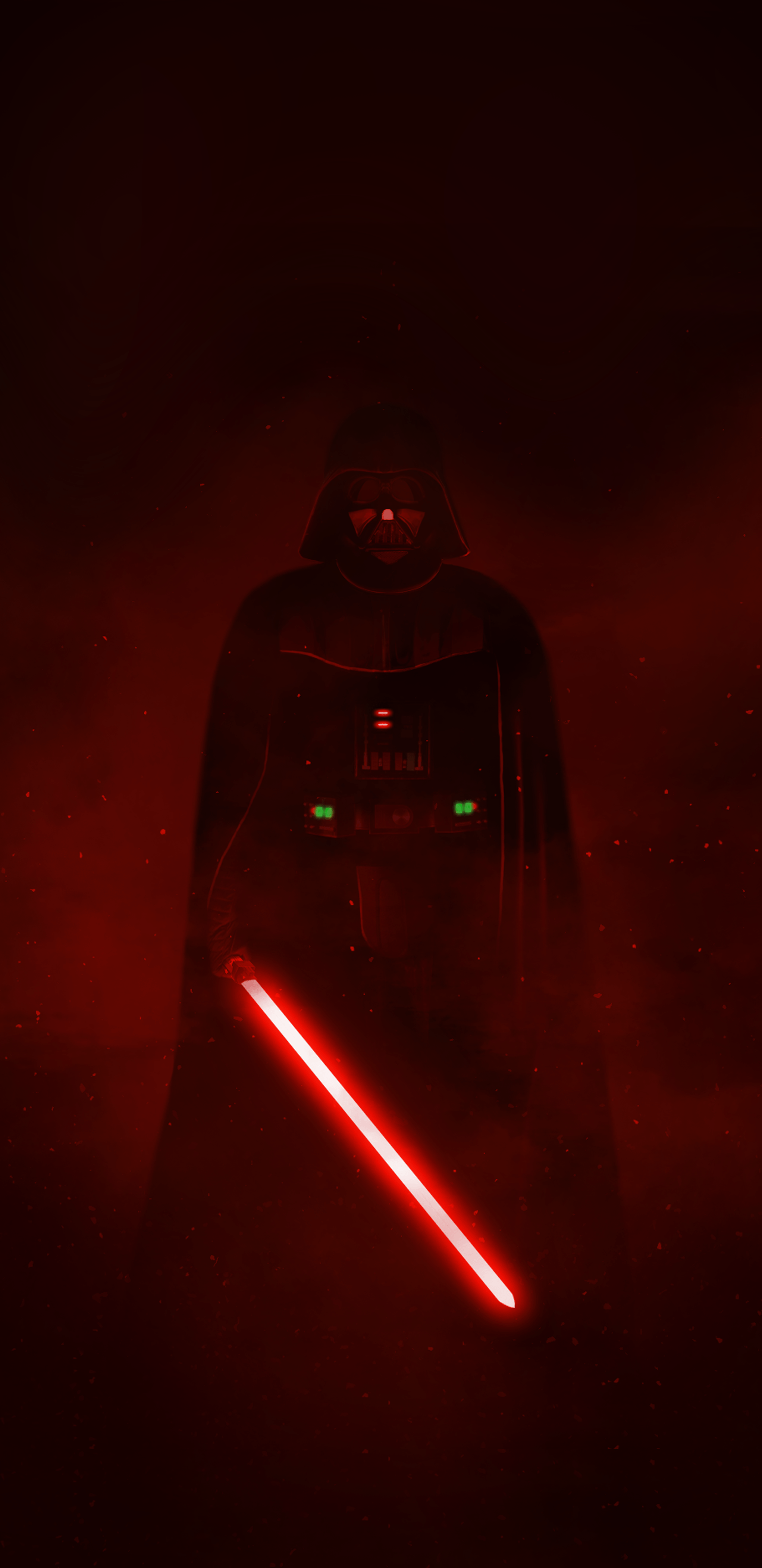 Darth Vader con spada laser, 2043x4200 Full HD Verticale, iPhone Plus