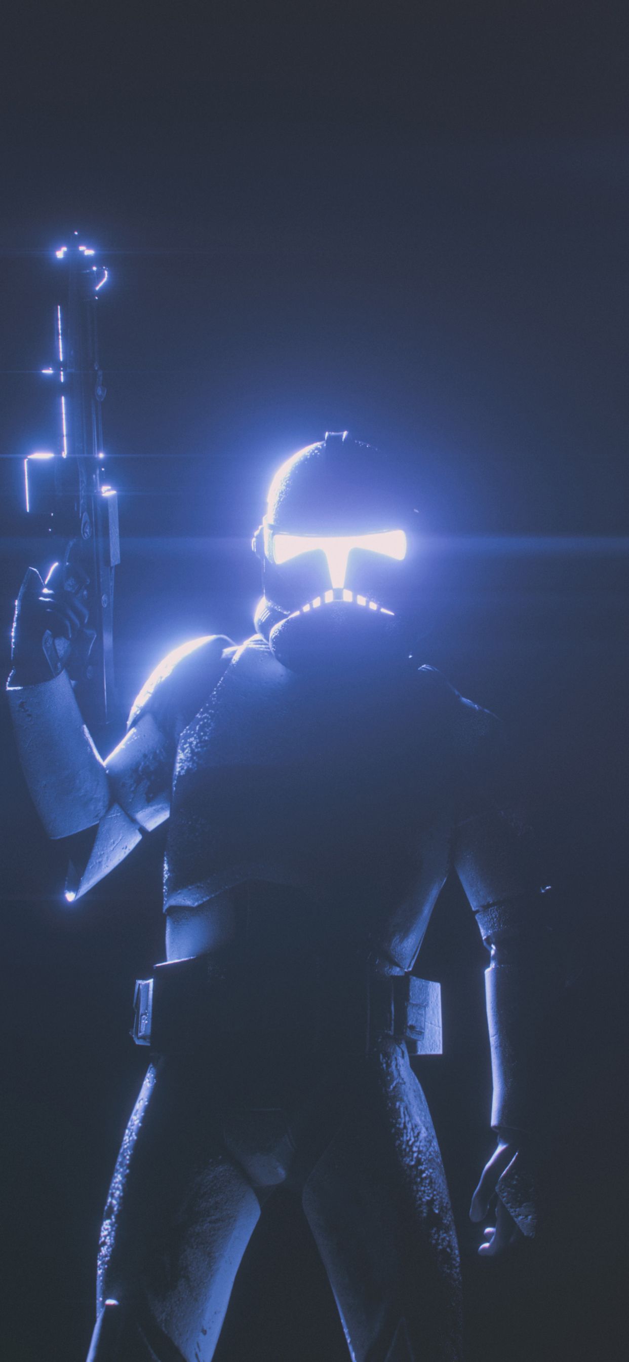 Clone trooper Star Wars blu, 1242x2688 Full HD Verticale, iPhone