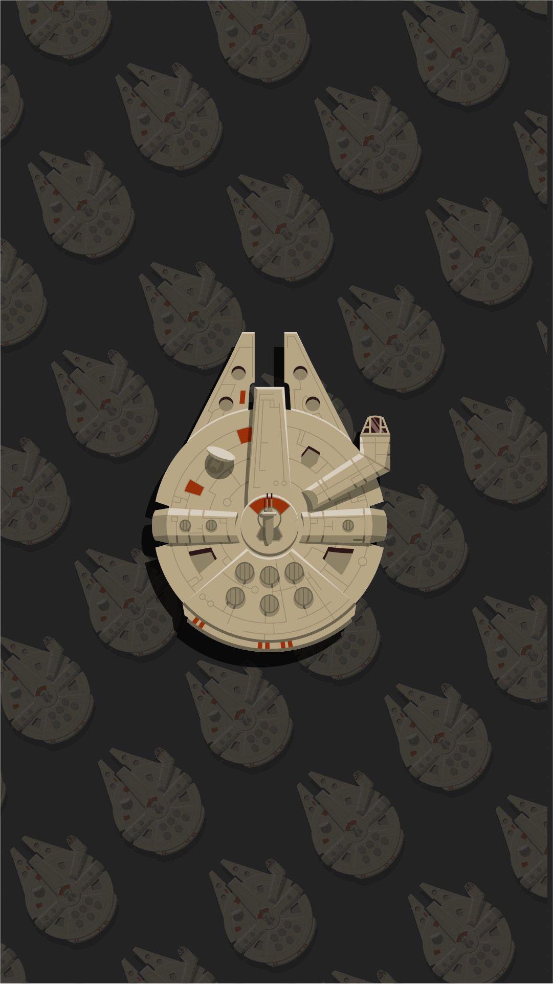 Millennium Falcon Star Wars nave, 1081x1922 Full HD Verticale, Smartphone