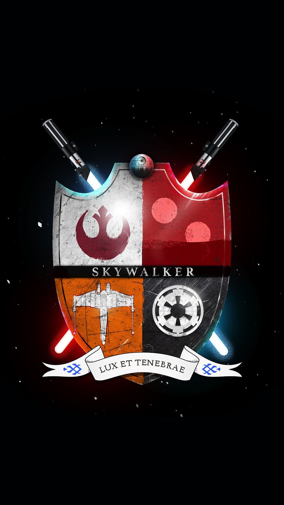 Stemma Skywalker Star Wars, 1080x1920 Full HD Verticale, Smartphone