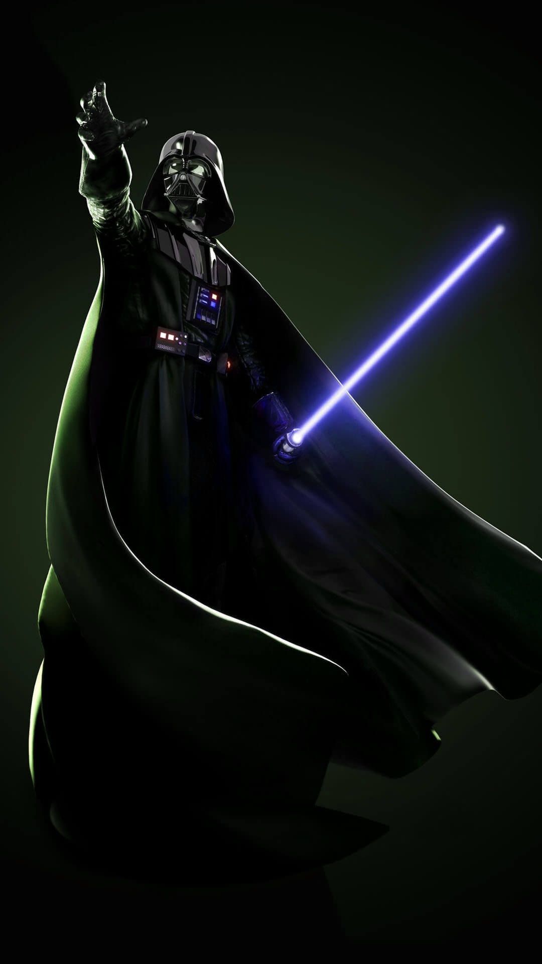 Darth Vader spada laser blu, 1080x1920 Full HD Verticale, iPhone Air