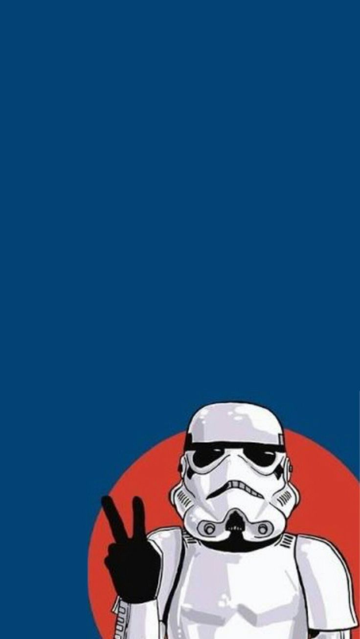 Stormtrooper Star Wars segno pace, 736x1306 Verticale, Telefono