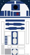 R2-D2 Star Wars minimalista, 1080x1920 Verticale, Samsung Galaxy