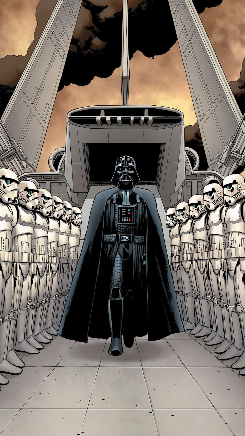 Darth Vader e stormtrooper, 960x1704 Verticale, Mobile