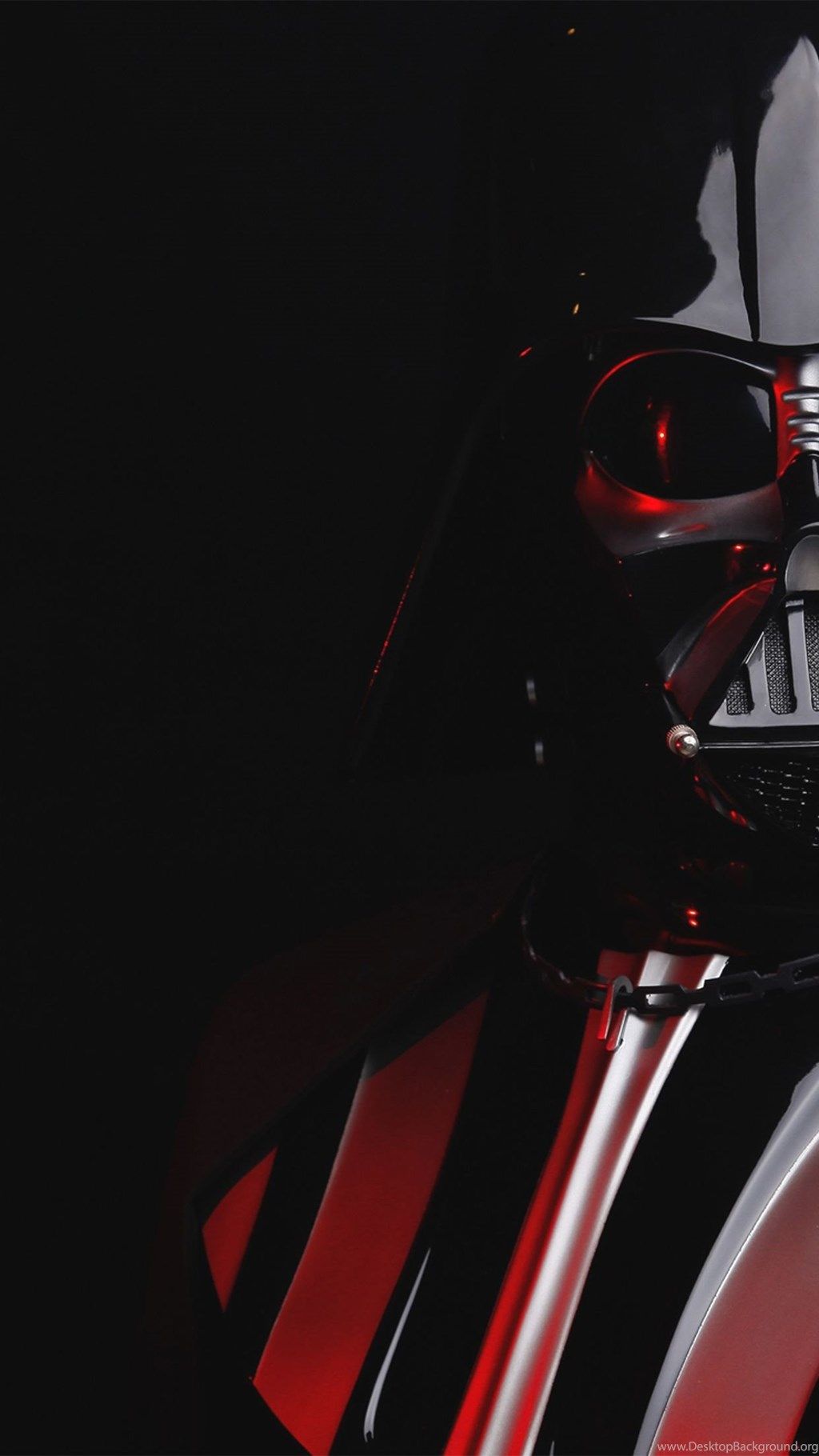 Darth Vader casco rosso nero, 1024x1820 Verticale, Telefono