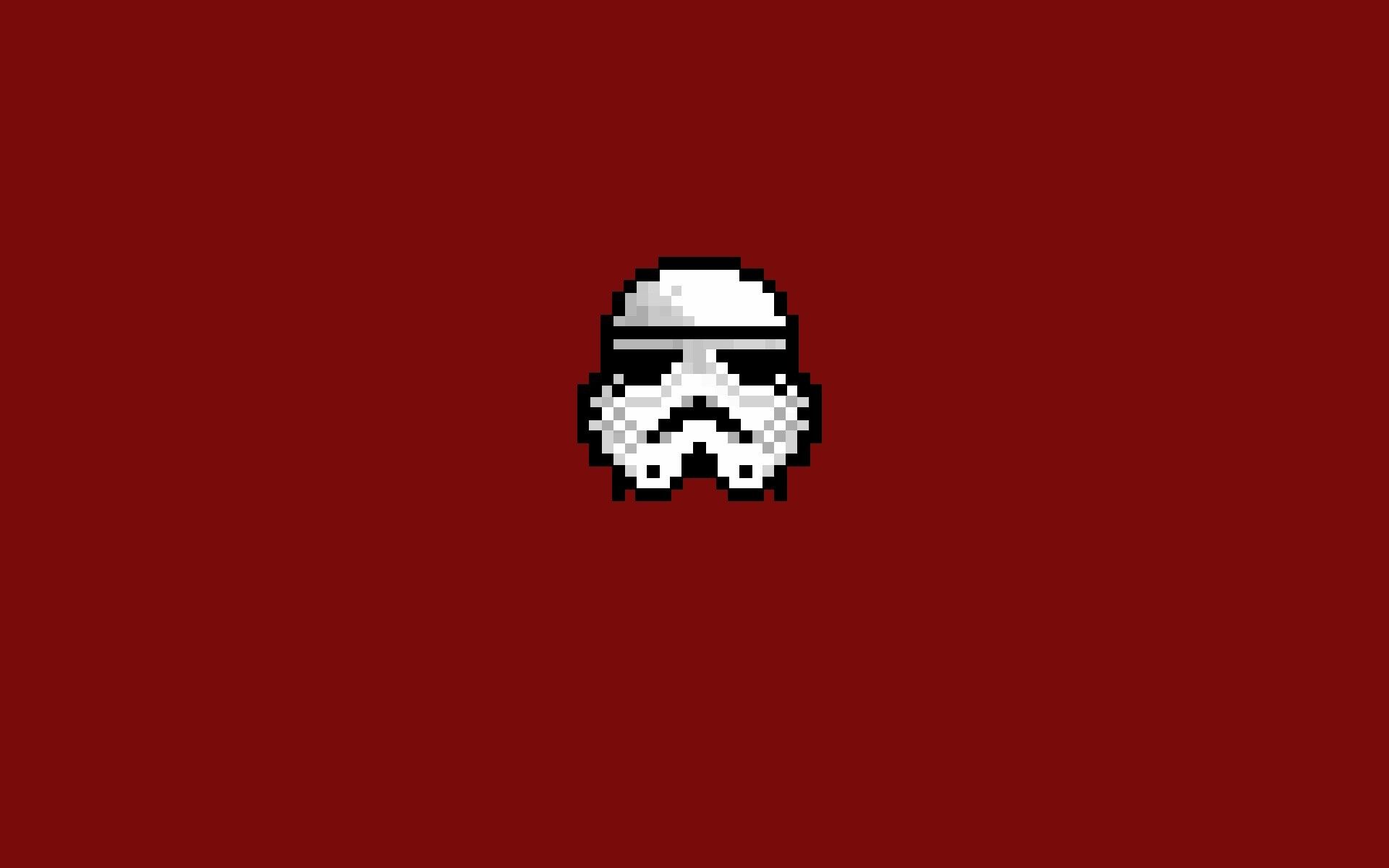 Stormtrooper pixel art rosso, 1920x1200 Full HD+ WUXGA, Desktop