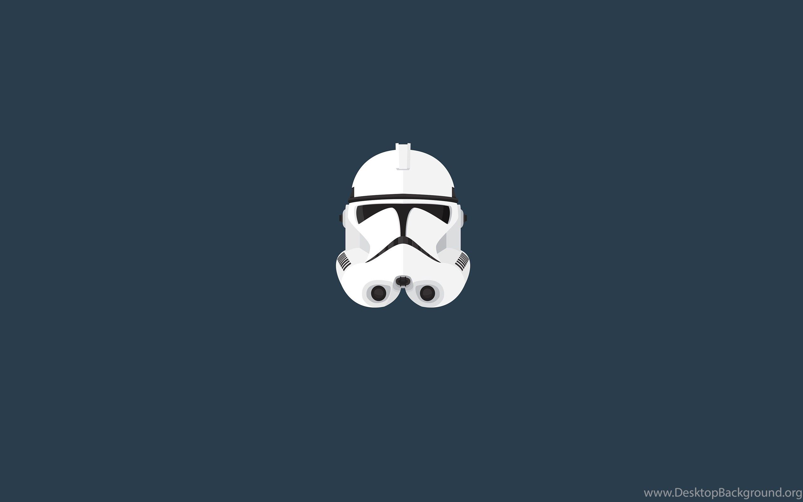 Casco Stormtrooper minimalista, 2560x1600 WQXGA, Desktop