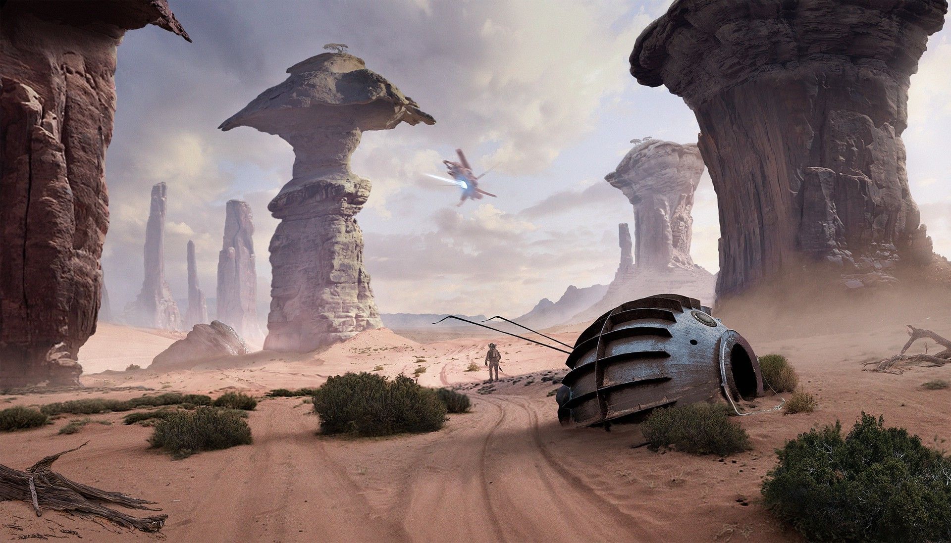 Paesaggi di Star Wars per iPhone, Jedi, 2560x1136 Panoramico, Dual Screen