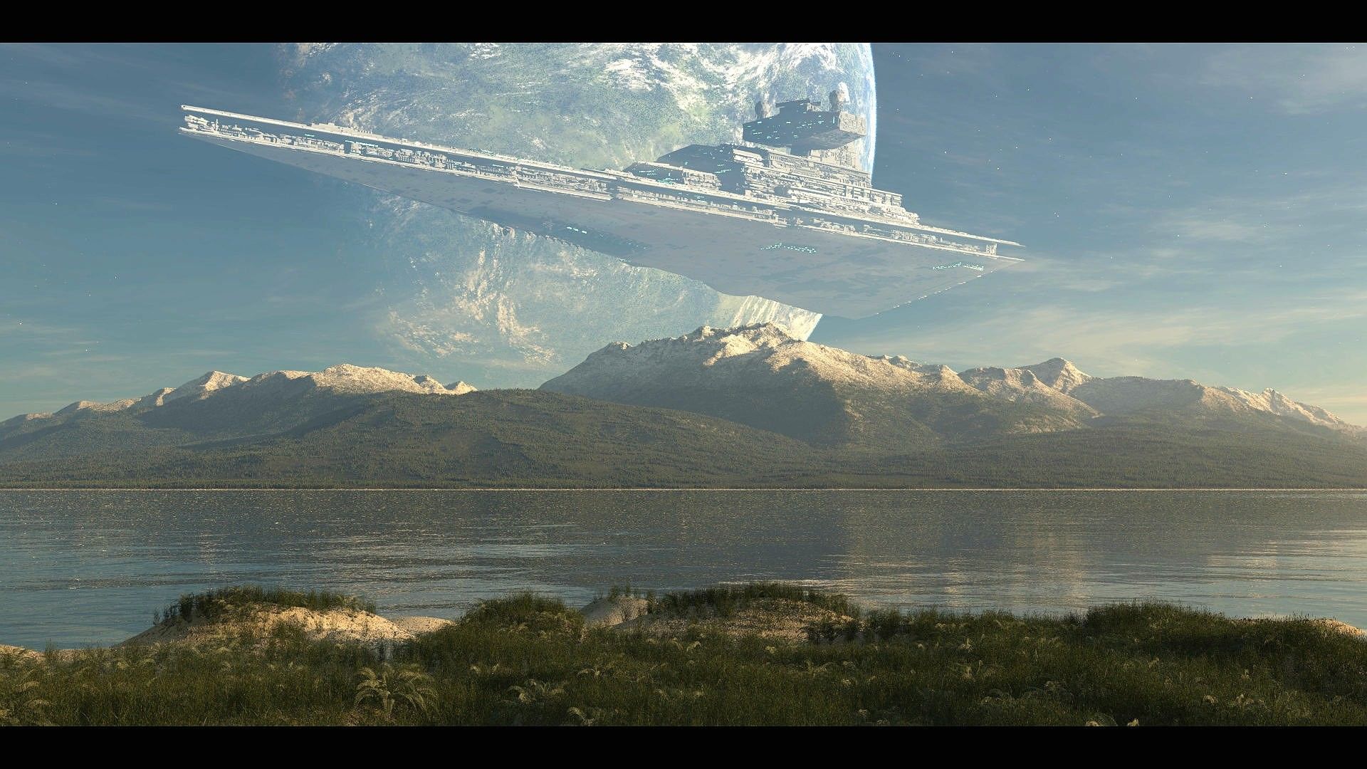 AT-AT su scogliera costiera, 1920x1080 Full HD 1080p, Desktop