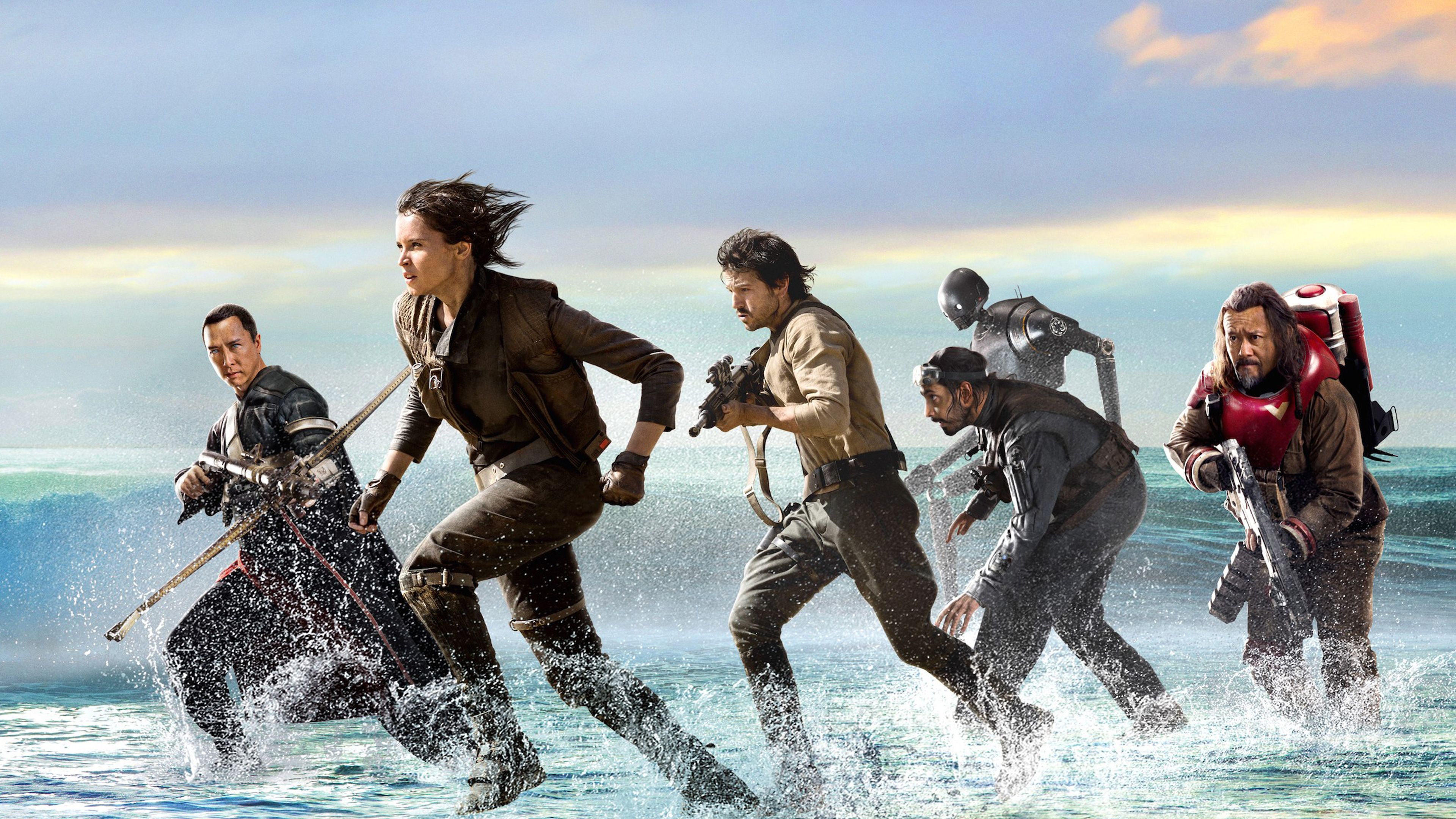 Rogue One Star Wars personaggi mare, 3840x2160 Ultra HD, 4K TV