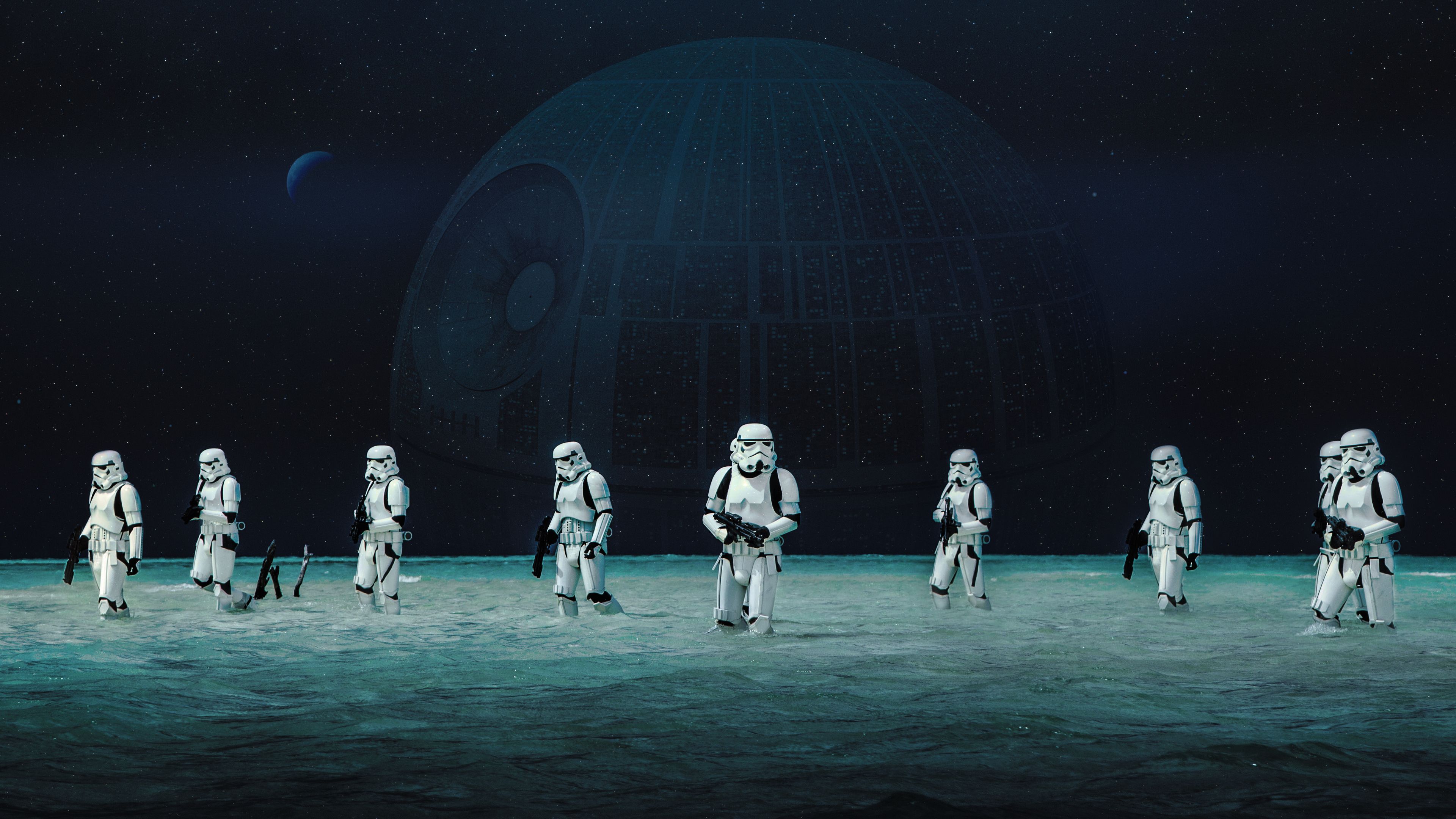 Stormtrooper Death Star Rogue One, 3840x2160 4K Ultra HD, Monitor 4K