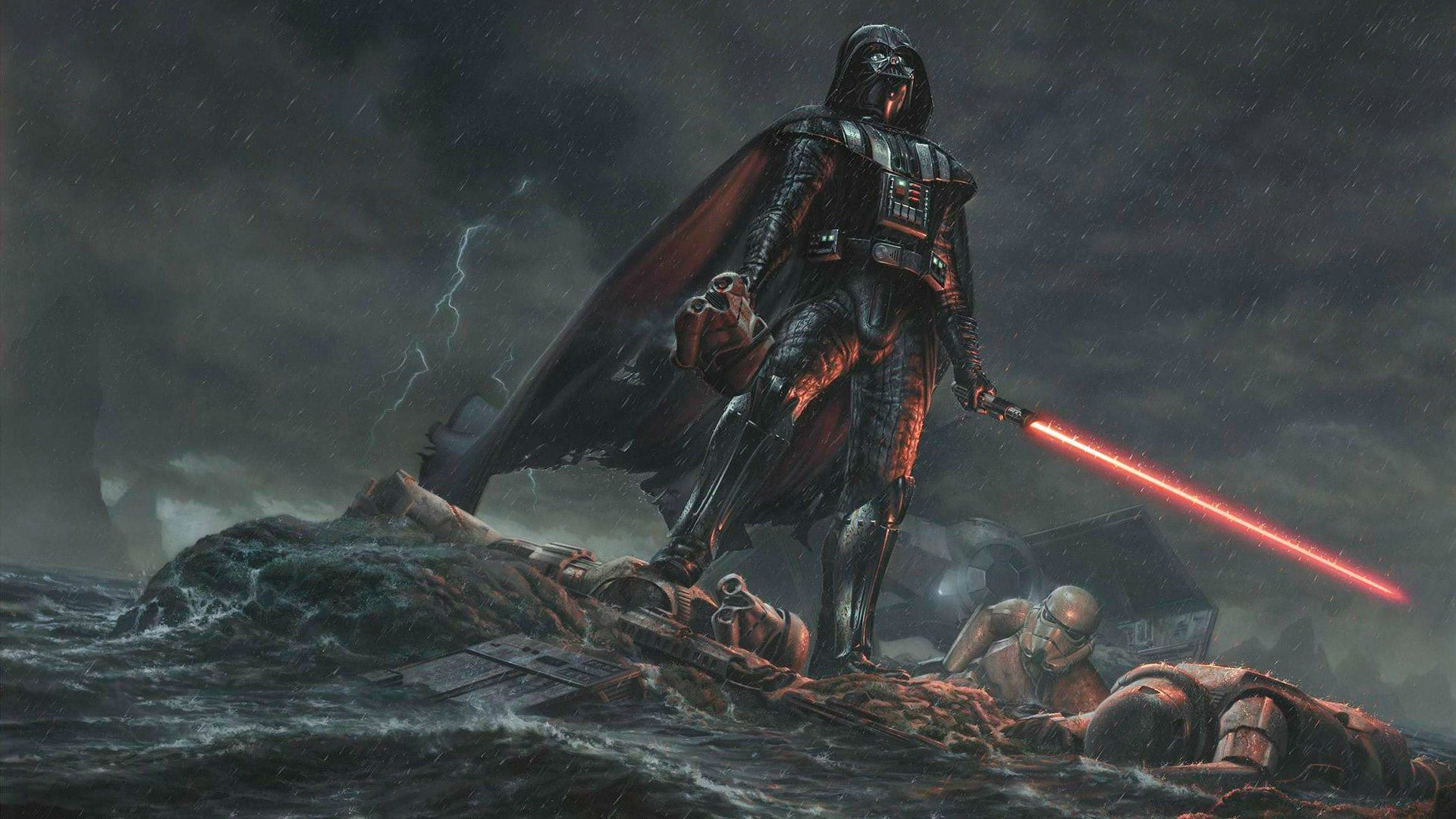 Darth Vader spada laser rossa, 1920x1080 1080p, Desktop