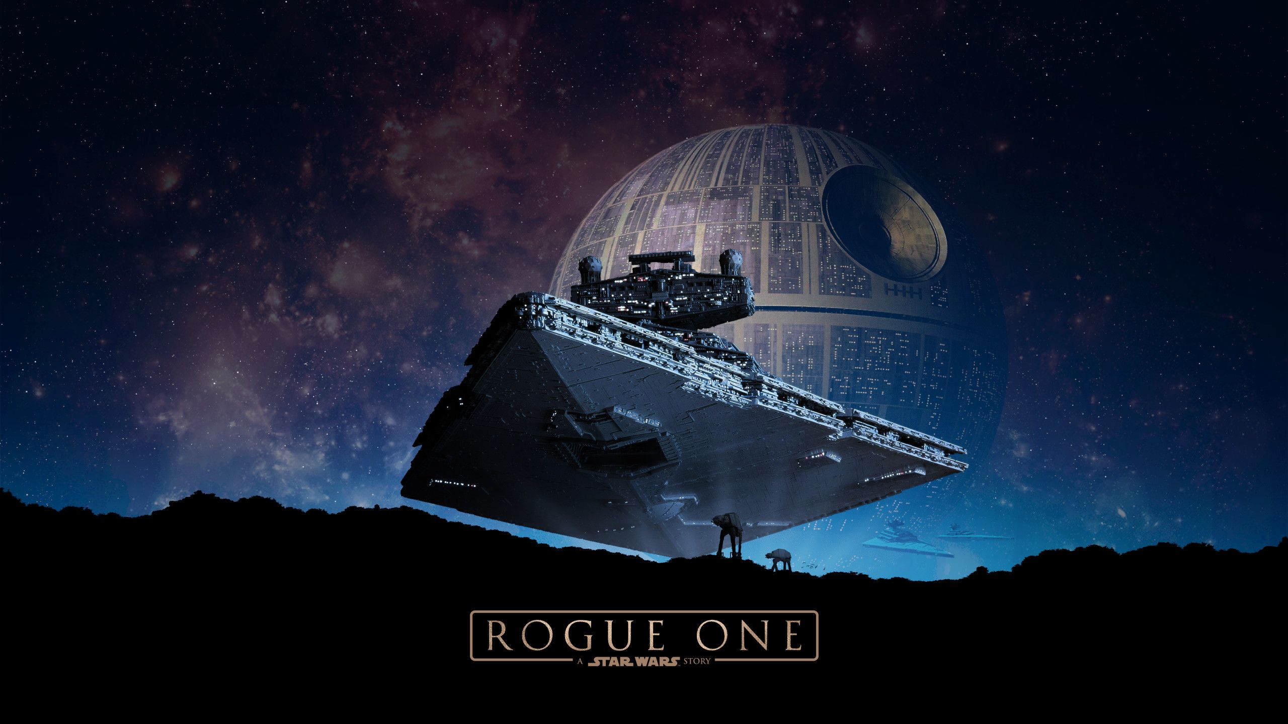 Rogue One Death Star nave, 2560x1440 QHD, Monitor Gaming
