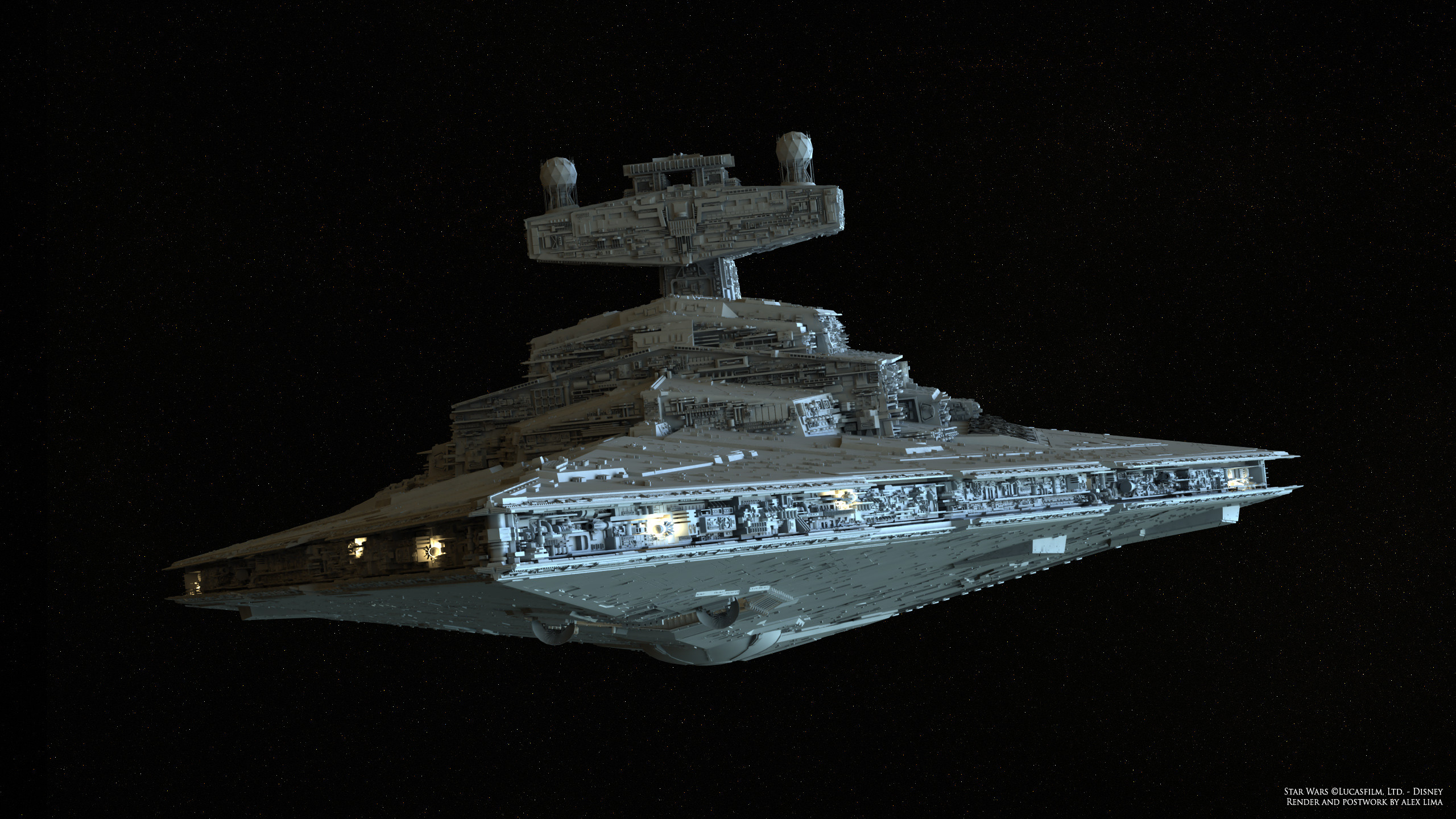 Star Destroyer nello spazio, The Destroyer, 2560x1440 1440p, Desktop