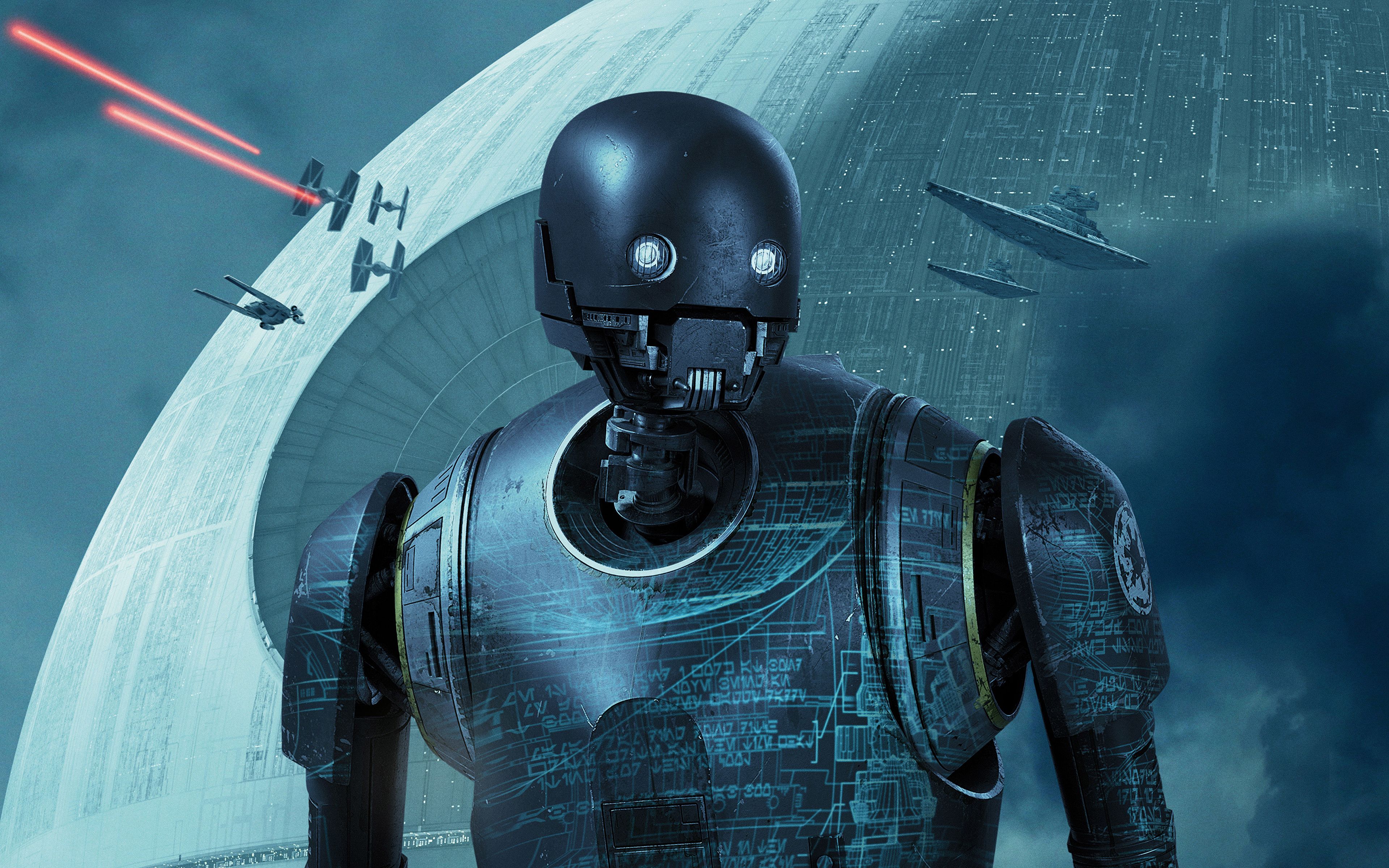 K-2SO robot Rogue One, 3840x2400 4K, Desktop 4K