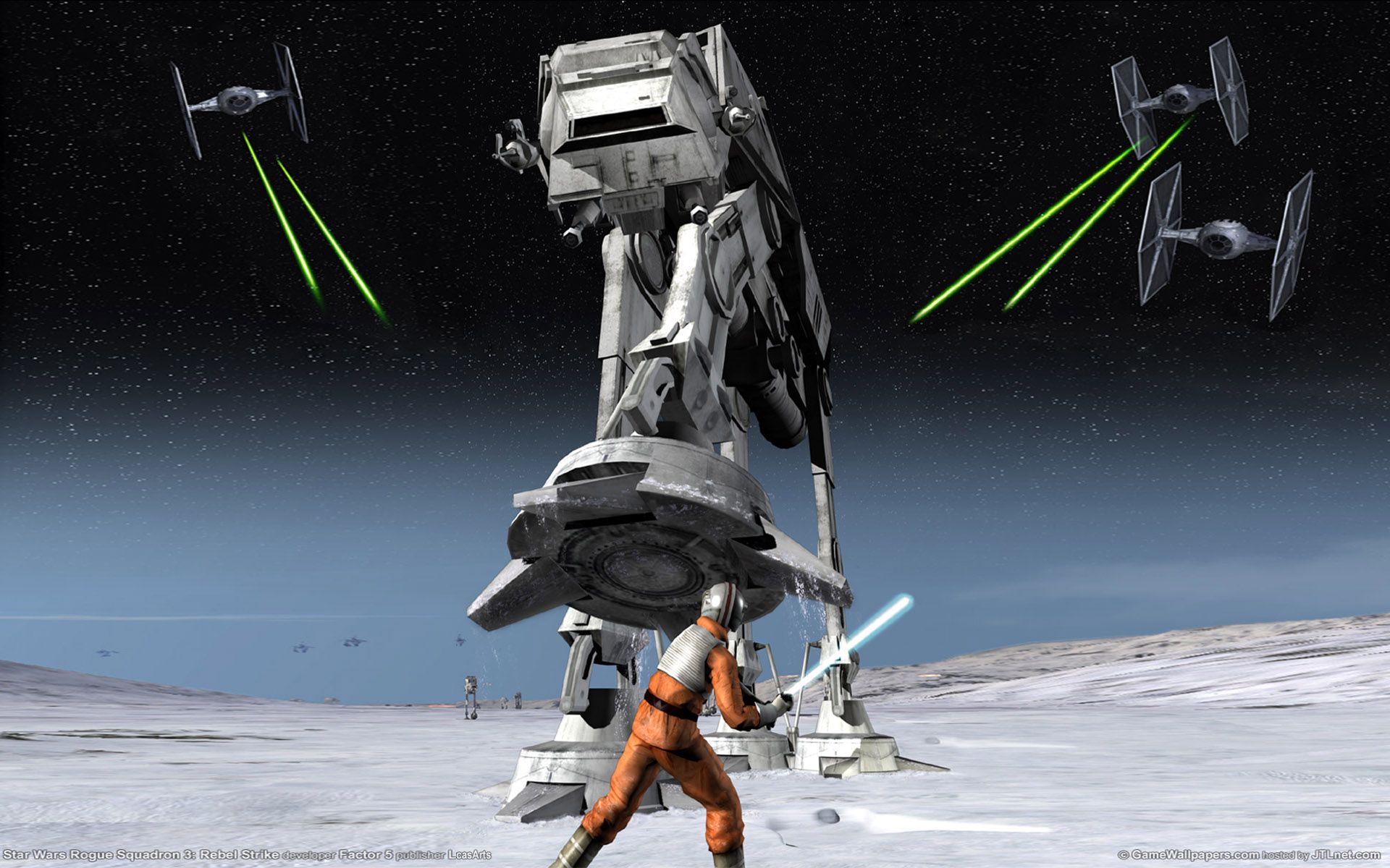 Star Wars AT-AT e caccia TIE, 1920x1200 WUXGA, Desktop