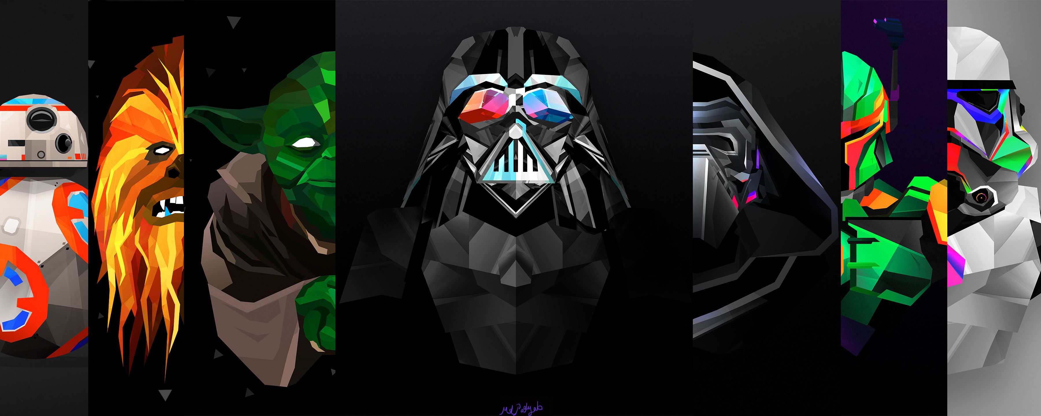 Yoda con bastone, sfondo verde, 1920x1200 WUXGA, Desktop