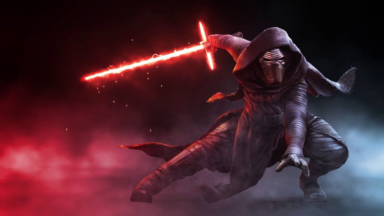 Kylo Ren spada laser rossa, 1280x720 720p, Laptop
