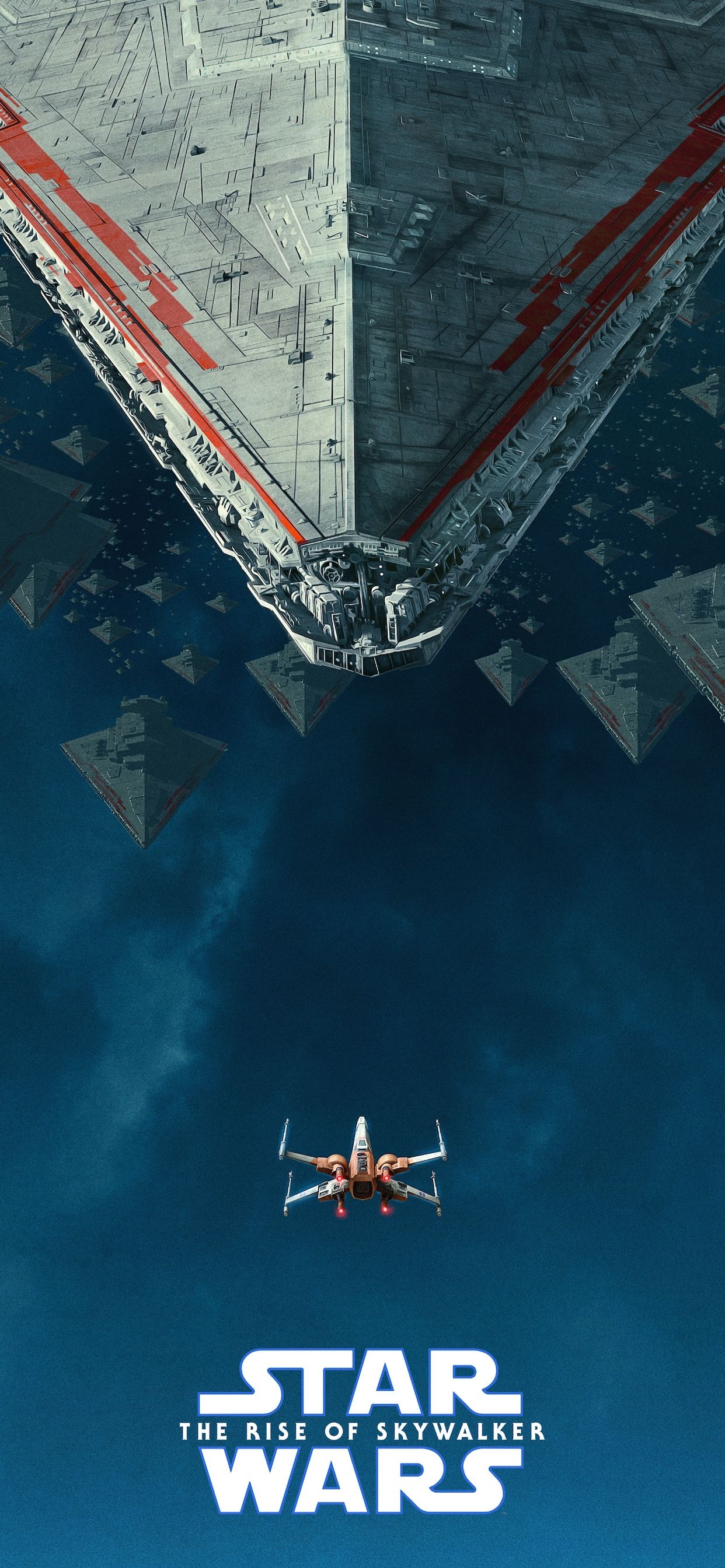 Star Destroyer e X-wing spazio, Terraria, 1242x2688 Full HD Verticale, Smartphone