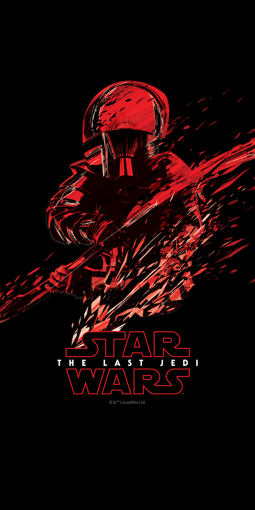 Star Wars The Last Jedi guerriero rosso, 1080x2160 Full HD Verticale, iPhone