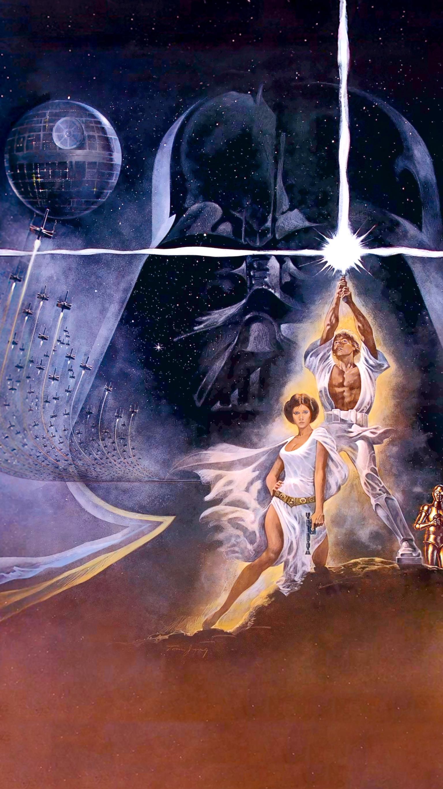 Poster classico Star Wars personaggi, 1536x2732 Full HD Verticale, Realme